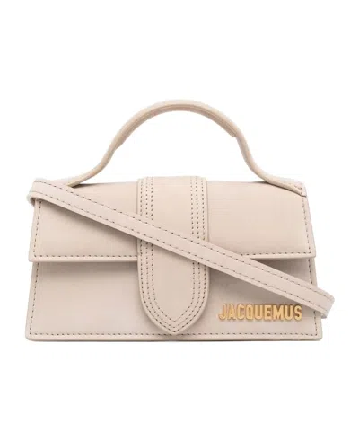 Jacquemus Adjustable Shoulder Strap Shoulder Bag In Neutral