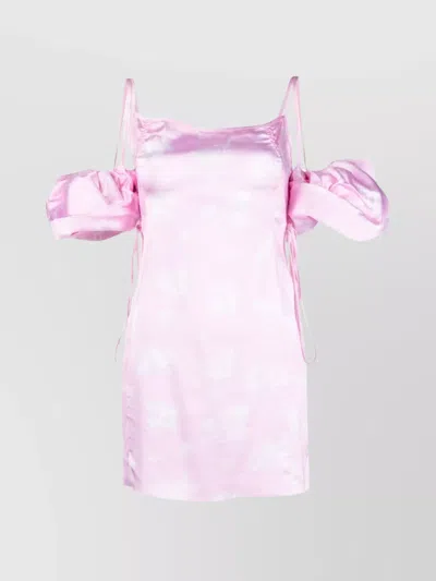 Jacquemus La Mini Robe Chouchou In Pink