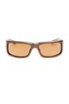 Jacquemus Aero Sunglasses In Brown