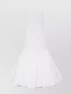 Jacquemus Agave Flared Midi Dress With Square Neckline