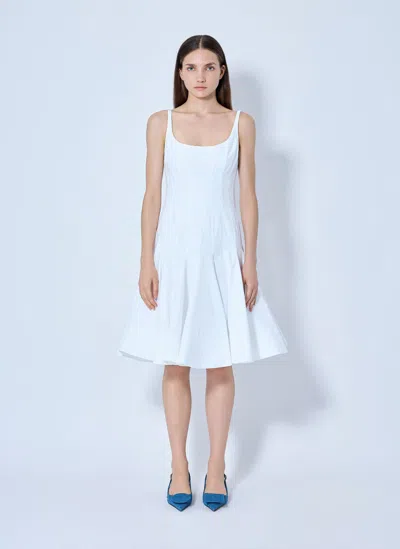 Jacquemus Agave Mini Dress In White