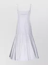 Jacquemus Agave Pleated Paneled Cotton-poplin Midi Dress