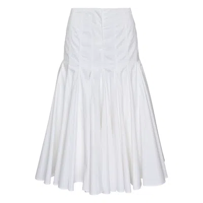 Jacquemus Agave Woven Midi Skirt