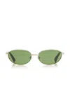 Jacquemus Alba Acetate Sunglasses In Silver