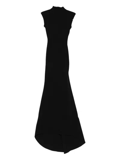 Jacquemus Alba Maxi Dress In Black
