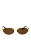 Jacquemus Alba Sunglasses In Gold