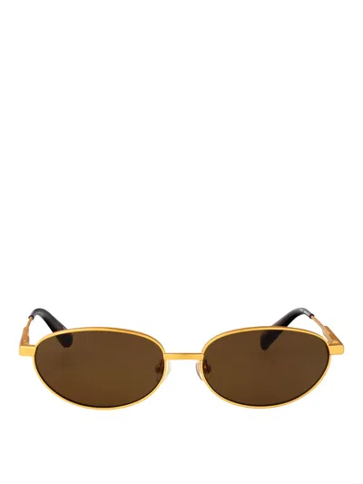 Jacquemus Alba Sunglasses In Gold