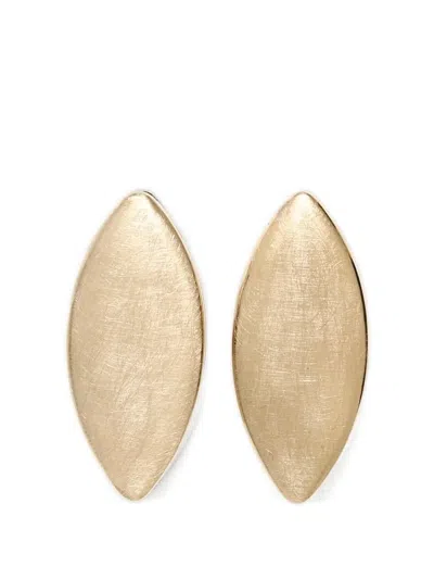 Jacquemus Almond-shape Earrings In Gold
