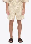 Jacquemus Aloe Bermuda Shorts In Beige