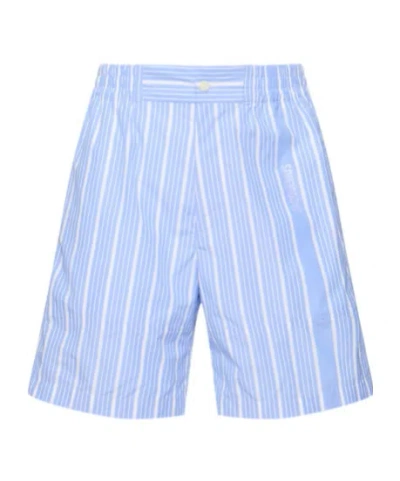Jacquemus Men's Le Short Aloe In Blue