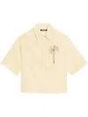 Jacquemus La Chemise Aloe In Yellow