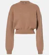 Jacquemus Alpaca And Wool-blend Sweater In Beige