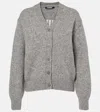 Jacquemus Alpaca-blend Cardigan In Grey