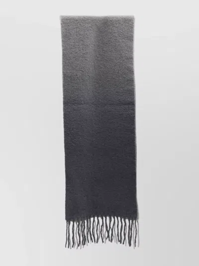 Jacquemus Alpaca Fringed Gradient Scarf