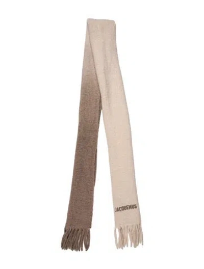 Pre-owned Jacquemus Alpaca Scarf In Neutral