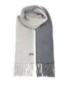 Jacquemus Alpaca Wool Scarf Scarves And Foulards Grey In Multi