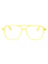 Jacquemus Altu Glasses In Yellow