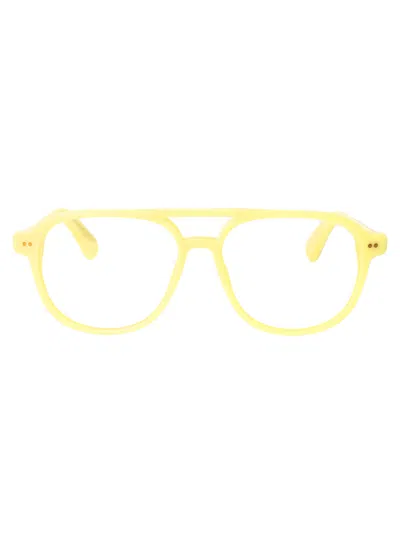 Jacquemus Altu Glasses In Yellow