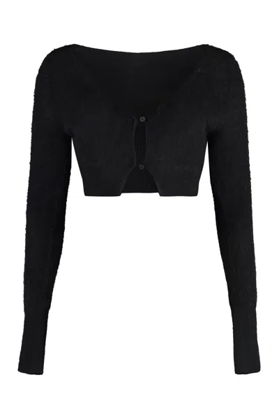 JACQUEMUS JACQUEMUS ALZOU WOOL-BLEND CARDIGAN