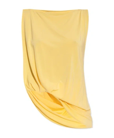 Jacquemus Amarillo Top Sin Mangas In Yellow