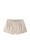 Jacquemus Women Beige Le Short De-nimes Amelo Shorts, 28 Luxury Shorts For Women Darveys In Brown