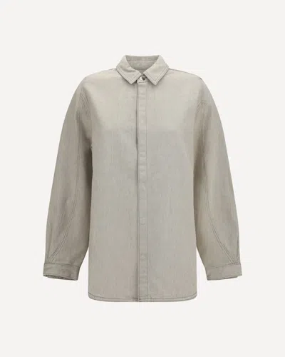 Jacquemus Shirt Woman Color Beige In Neutral