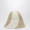 Jacquemus And White Canvas Bob Hat In Neutral