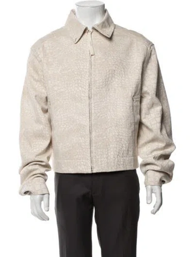 Pre-owned Jacquemus Animal Print Jacket W/ Tags In Neutrals