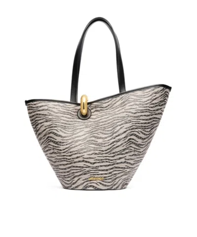 JACQUEMUS ANIMAL PRINTED HANDBAG