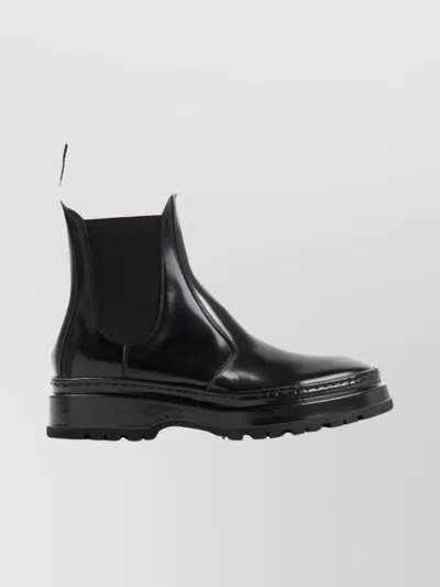 Jacquemus Ankle Boots With Chunky Sole And Elastic In Black