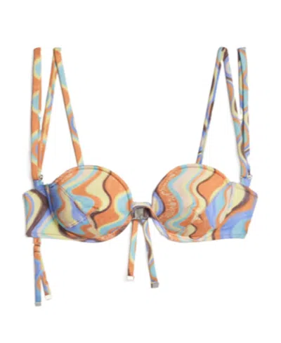 Jacquemus Aouro Double-strap Bikini Top In Multicolor