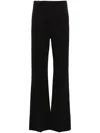 Jacquemus Flared Trousers In Black