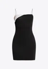 Jacquemus Black 'la Mini Robe Aro' Mini Dress In Black