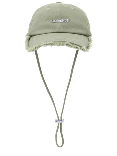 Jacquemus Artichaut Baseball Cap With Strap In Green