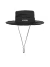 Jacquemus "artichaut" Bucket Hat In Black