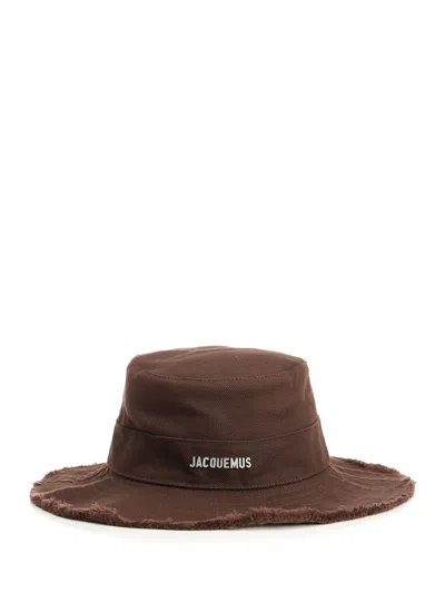 Jacquemus Artichaut Bucket Hat Hats Brown In Neutral