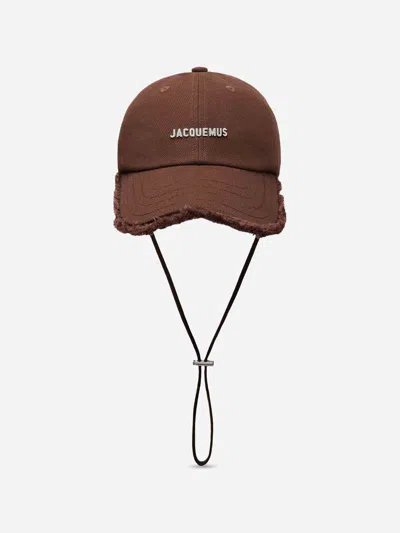 Jacquemus Artichaut Cap In Brown