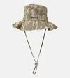 Jacquemus Artichaut Cotton Canvas Bucket Hat In Green
