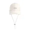 Jacquemus Jacquemu La Casquette Artichaut Fringe Baseball Cap In Nude