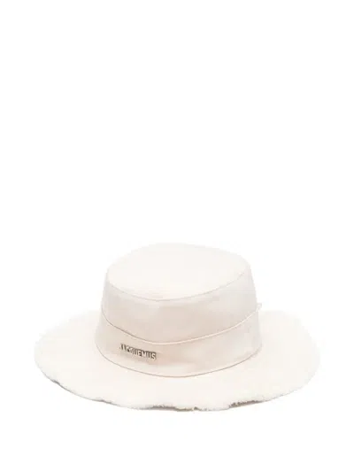 Jacquemus Le Bob Artichaut Hat In White