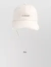 Jacquemus Artichoke Cap With Chin Strap And Frayed Edges