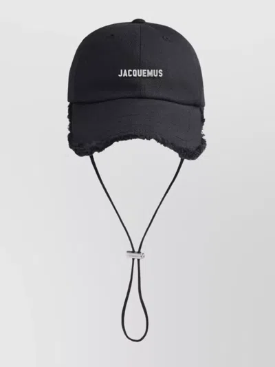 Jacquemus Artichoke Cap With Fringed Hem And Ear Flaps