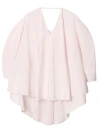 Jacquemus Paysan Oversized Cotton-blend Mini Dress In Pink