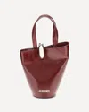 Jacquemus Le Petit Bambola Bag Handbags Bordeaux In Red