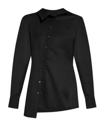 JACQUEMUS JACQUEMUS ASYMMETRIC BUTTON-UP SHIRT