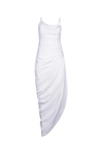 Jacquemus White Les Classiques 'la Robe Saudade Longue' Maxi Dress