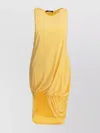 Jacquemus Peplo Sleeveless Draped High-low Dress
