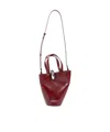 Jacquemus Asymmetric Mini Shoulder Bag In Red