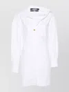Jacquemus Les Sculptures Dropped Shoulder La Mini Robe Chemisier Dress