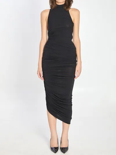 JACQUEMUS ASYMMETRIC PIAZZA DRESS
